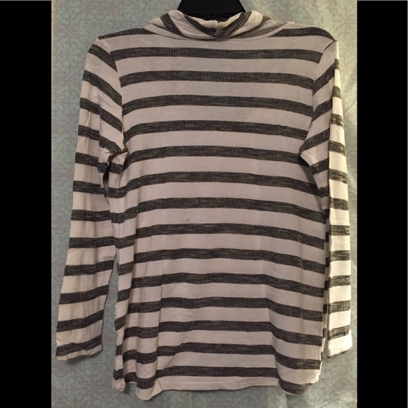 💙 Cowl Neck Blouse w/ Drawstring, Size: Medium - Picture 2 of 4